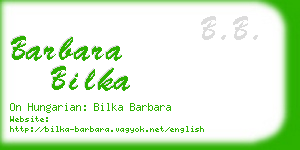 barbara bilka business card